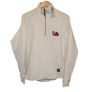 Pressbox South Carolina Gamecocks Quilted 1/4 Zip Pullover Size Small